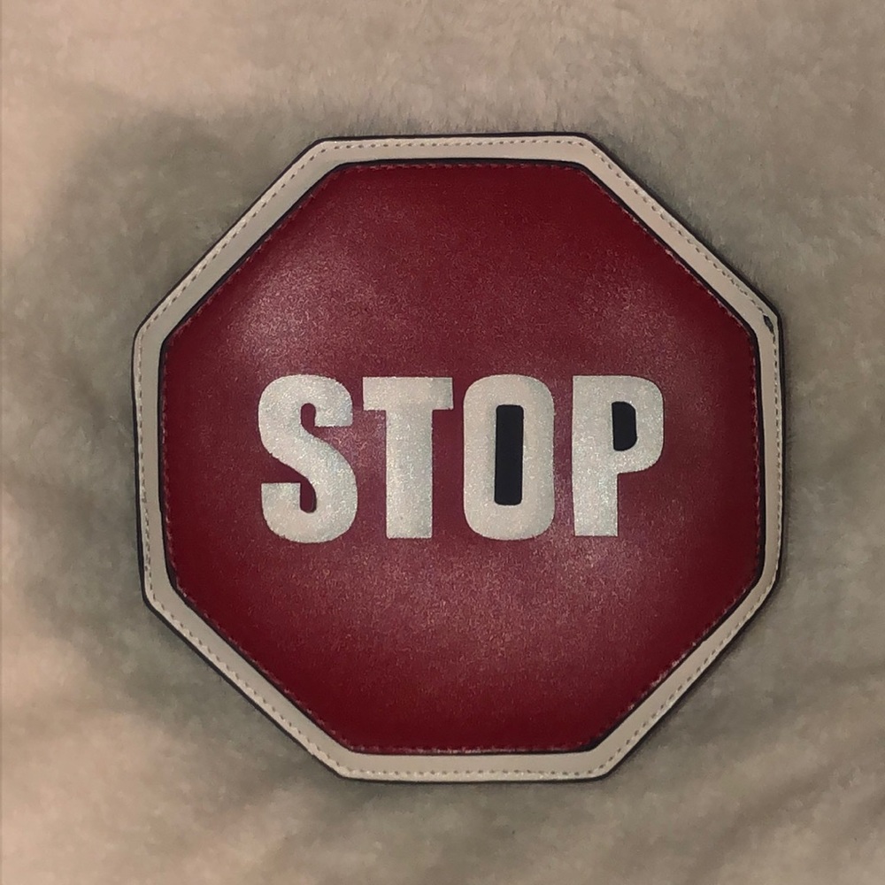 Clutch stop sign gold chain included